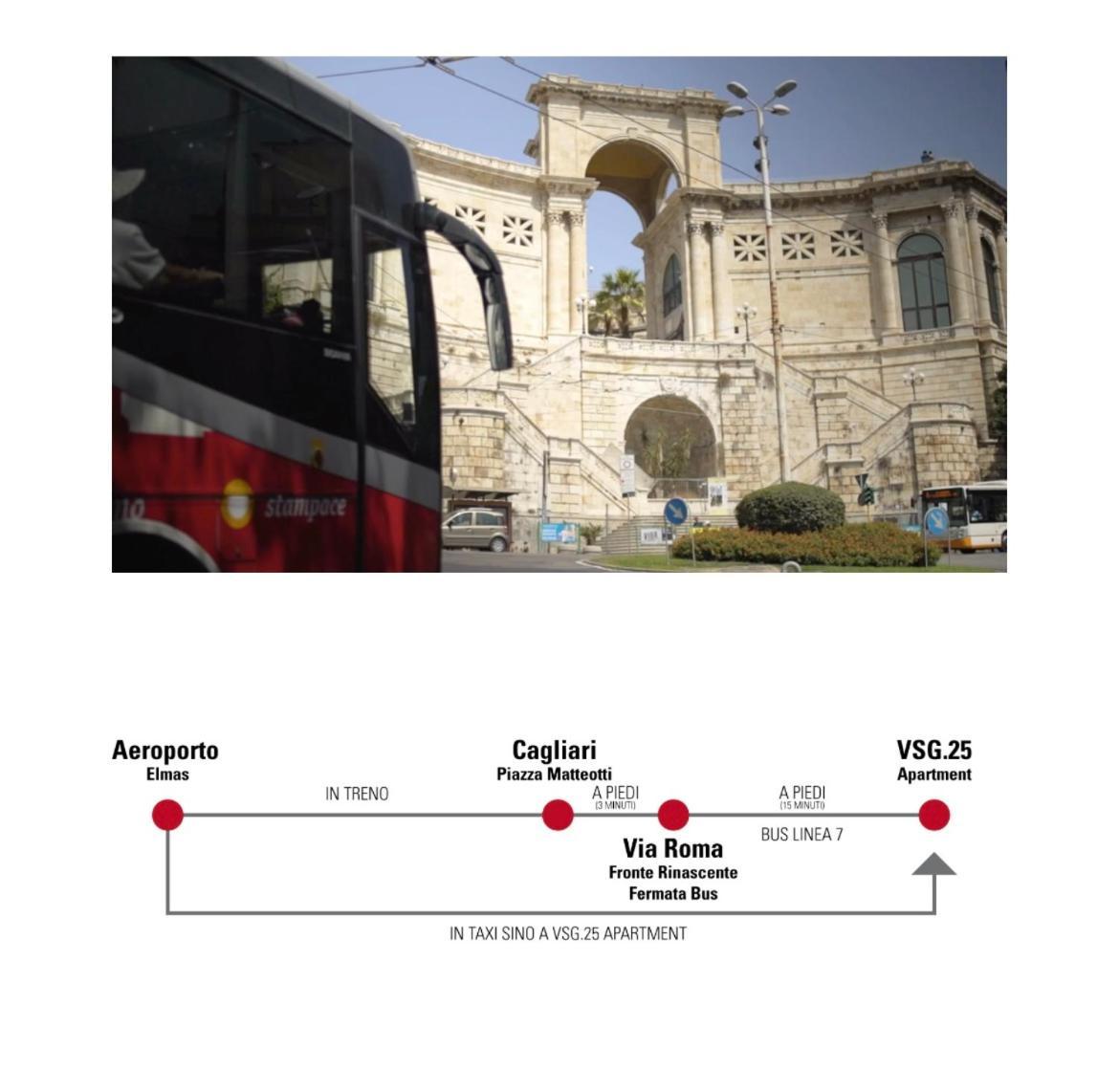 Apartment Vsg25 Nel Centro Di Cagliari Exteriör bild